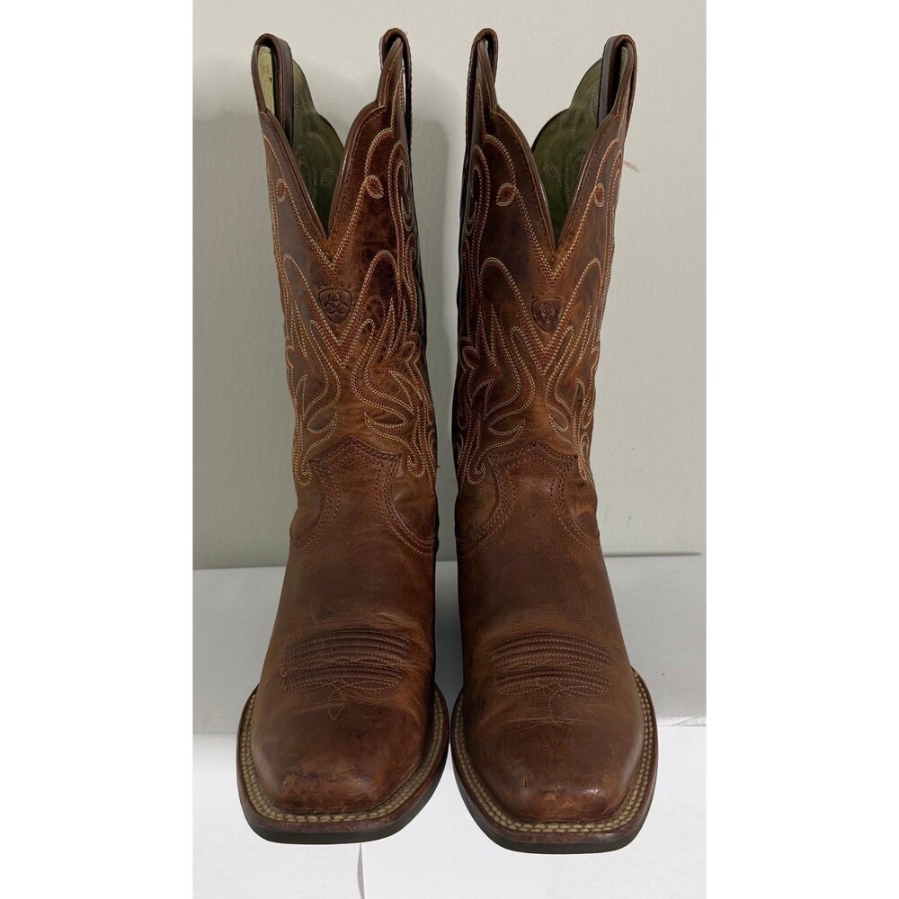 Ariat Boots Brown Cowgirl Size 7.5B - Picture 4 of 11